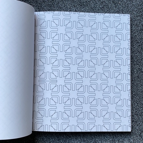 Stress Less Adult Coloring Book - Mosaic Patterns - Brand New - Picture 4 of 14